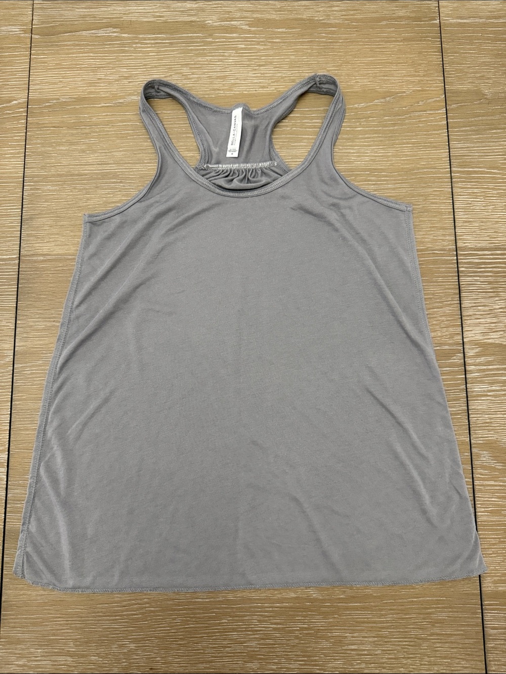 Bella + Canvas brand new Women's Gray Racerback Tank Top